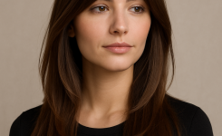 moderne haarschnitte für lange haare mit stufen