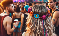 music festival hair