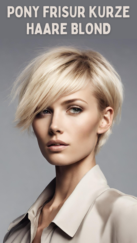 Permalink to Ultimativer Leitfaden zur Pony Frisur: So rockst du kurze blonde Haare wie ein Star!