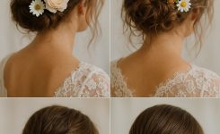 romantische dutt frisur hochzeit mit blumen romantische dutt frisur hochzeit mit blumen