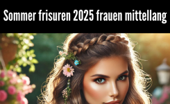 sommer frisuren 2025 frauen mittellang