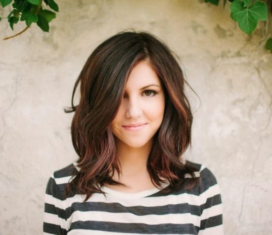 Permalink to Tolle Bob Frisuren Halblang 2015 Damen Gestufter Long Seitenscheitel Gewellt