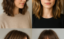 trendige haar schnitt ideen mittellang für frauen 2025